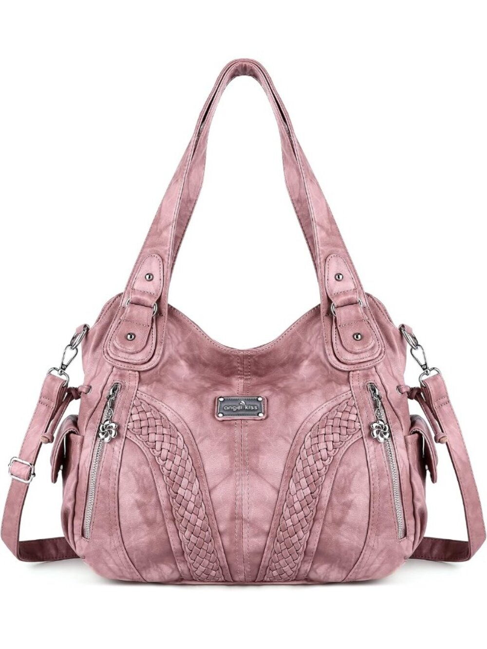 Stylish Women's Tote Bag - Fashionable Shoulder Satchel in Washed Synthetic